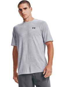 under armour mens training vent camo short-sleeve t-shirt , mod gray (011)/black , large