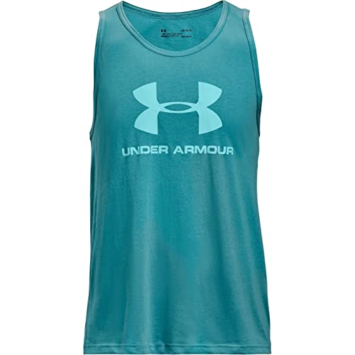 Under Armour Sportstyle Logo Tank, Cosmos (476)/Breeze, Small