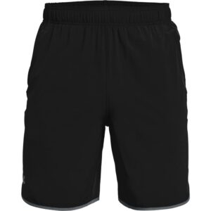 Under Armour Qualifier Train Shorts, Black (001)/Pitch Gray, Medium