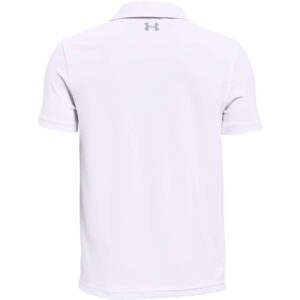 Under Armour Boy's Performance Polo (Big Kids) White XS (7 Big Kids)