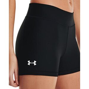 Under Armour Heatgear Armour Mid Rise Shorty, Black (001)/White, Medium