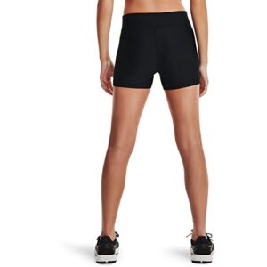 Under Armour Heatgear Armour Mid Rise Shorty, Black (001)/White, Medium