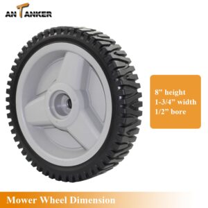 Antanker Mower Drive Wheel Replace for H usqvarna 532401274 401274X460 401274, 532411081 for S tens 205-720 2 Pack