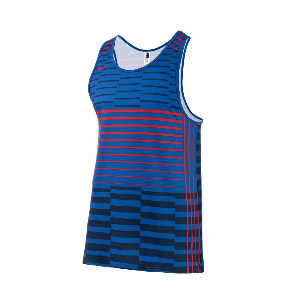 Mizuno Men's Team Tank, Navy, X-Small