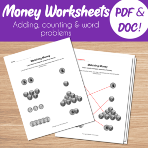 money worksheets