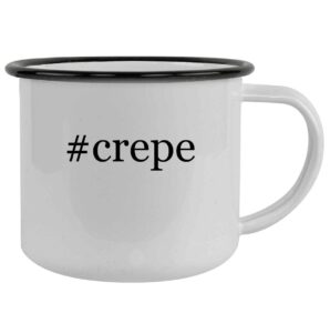 molandra products #crepe - 12oz hashtag camping mug stainless steel, black
