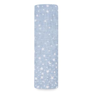 aden + anais swaddle blanket, boutique muslin blankets for girls & boys, baby receiving swaddles, ideal newborn & infant swaddling set, perfect shower gifts, single, rising star