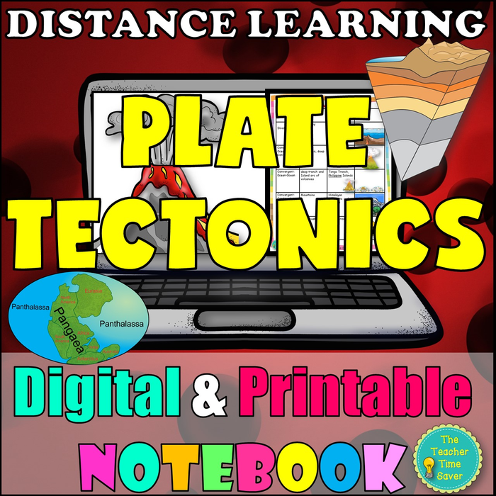 Plate Tectonics Distance Learning Interactive Notebook