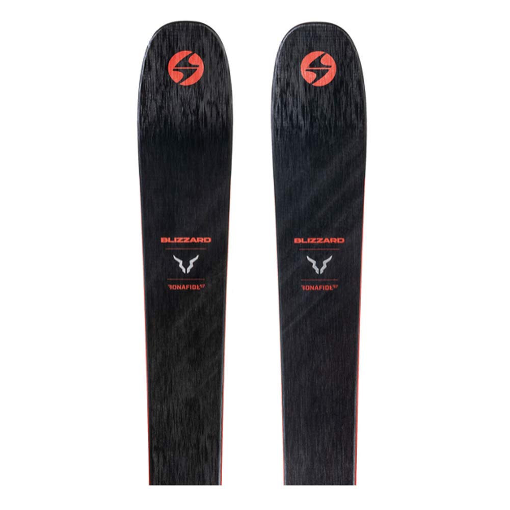 Blizzard Men's Bonafide 97 All-Mountain Off-Trail Stiff Skis, Black/Red, 171 cm