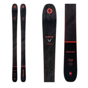 Blizzard Men's Bonafide 97 All-Mountain Off-Trail Stiff Skis, Black/Red, 171 cm