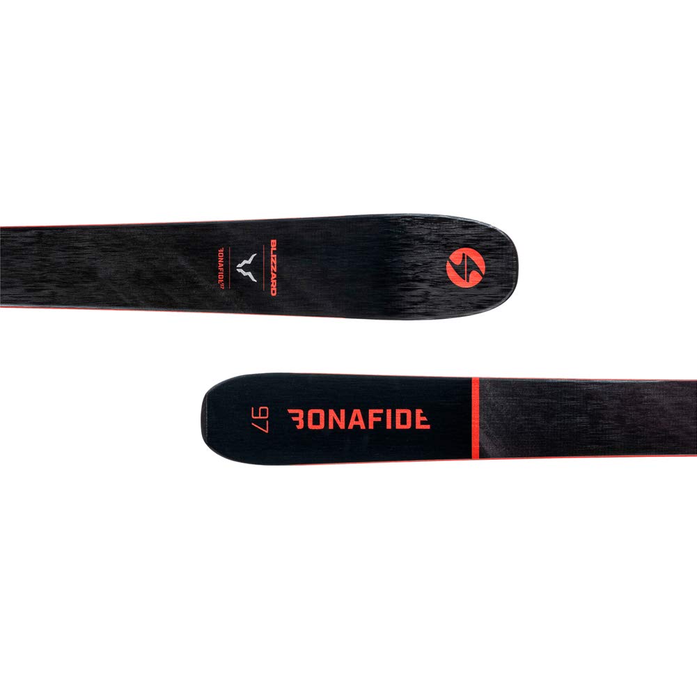 Blizzard Men's Bonafide 97 All-Mountain Off-Trail Stiff Skis, Black/Red, 171 cm