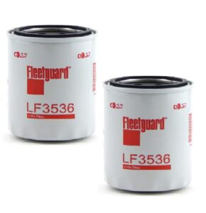 lf3536 fleetguard lube filter (pack of 2) replaces cummins onan 1855835, donaldson p550162, kubota hh16032093