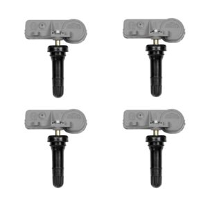 tire pressure sensor 315mhz tpms snap-in 4pcs compatible with chevy gmc cadillac buick & more replaces# 13586335, 13581558, 15922396