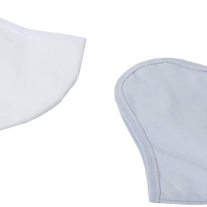 Lanier Wellness Adult 2-Layer Reusable Face Cover (Pack of 2), Blue/White