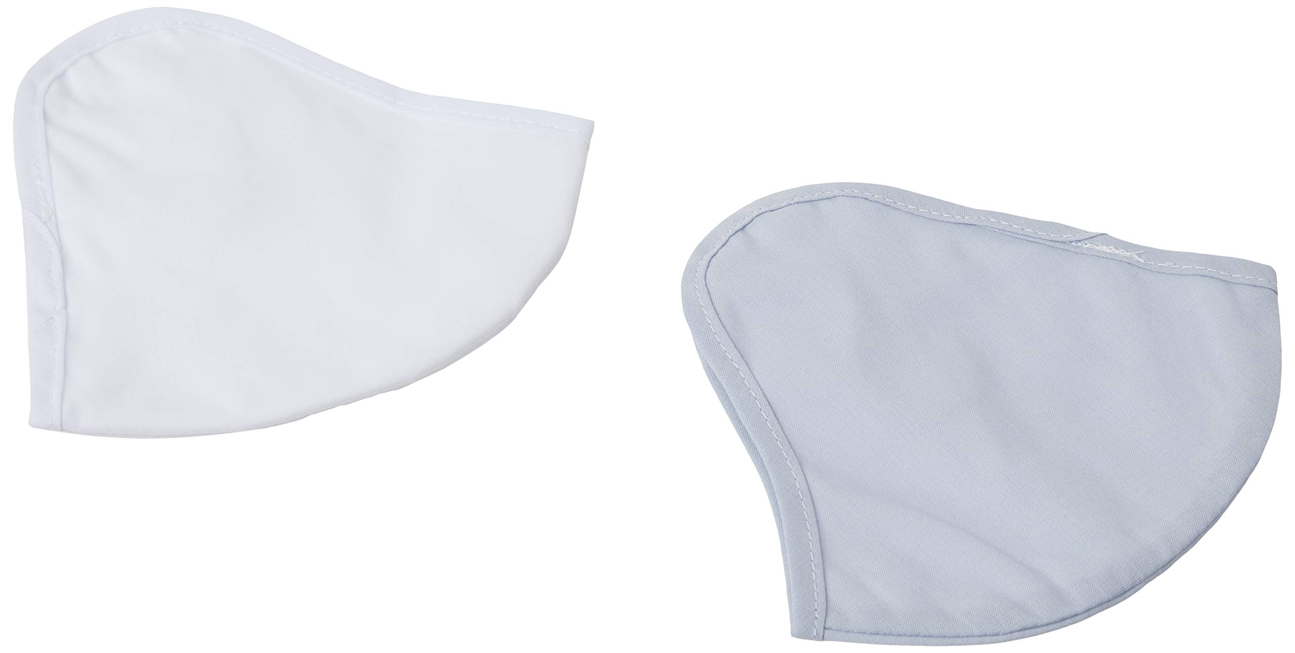 Lanier Wellness Adult 2-Layer Reusable Face Cover (Pack of 2), Blue/White