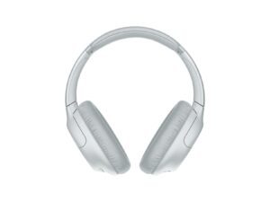 sony whch710n noise cancelling wireless over-ear headphones - white