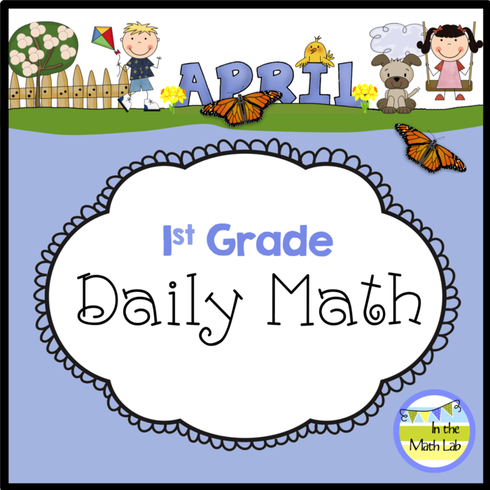 Daily Math for 1st Grade - April