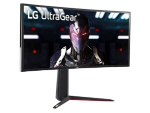 lg 34gn850-b 34 inch 21: 9 ultragear curved qhd (3440 x 1440) 1ms nano ips gaming monitor with 144hz and g-sync compatibility - black