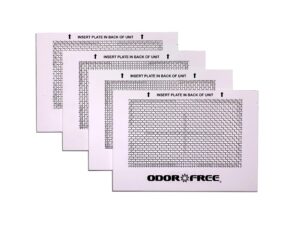 odorfree ceramic ozone plates for ozone generators (4-pack)