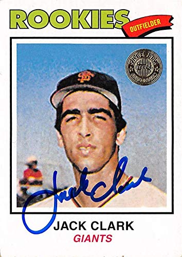 Jack Clark autographed baseball card (San Francisco Giants) 2001 Topps Archives Rookies #68 - Baseball Slabbed Autographed Cards