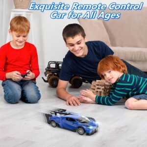 Cusocue Remote Control Car,1:43 Scale RC Cars Toy Off Road Mini Yellow Racing Truck Pickup Cool Toys for Kids 3 4 5 6 7 8 9 Year Old Boys and Girls