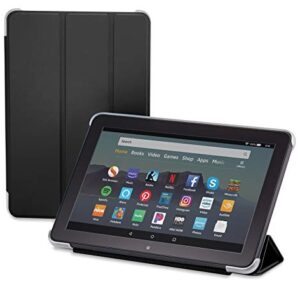 Nupro Tri-fold Standing Case for Fire HD 8 Tablet, Black (10th Gen, 2020 Release)