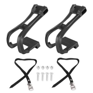 bike pedal straps clips mountain road bike pedals straps non skid toe clip for bike accessory
