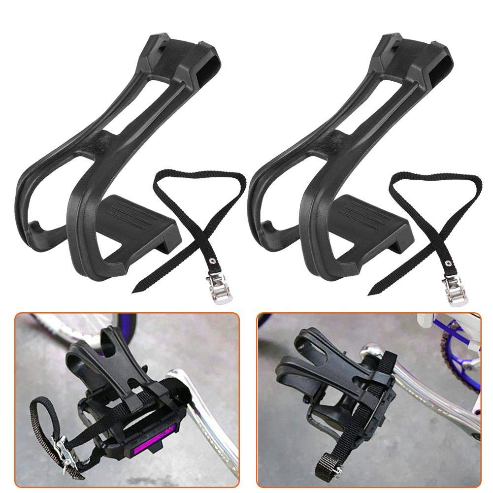 Bike Pedal Straps Clips Mountain Road Bike Pedals Straps Non Skid Toe Clip for Bike Accessory