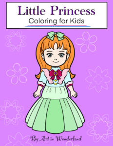 little princess printable coloring pages for kids