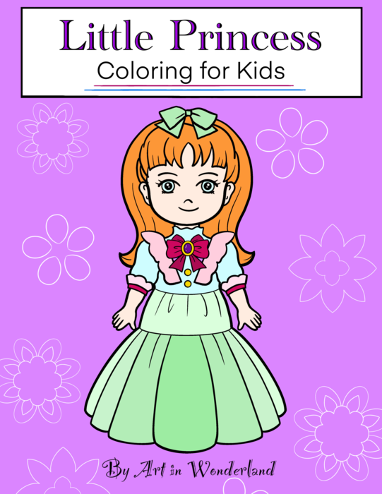 Little Princess Printable Coloring Pages for Kids