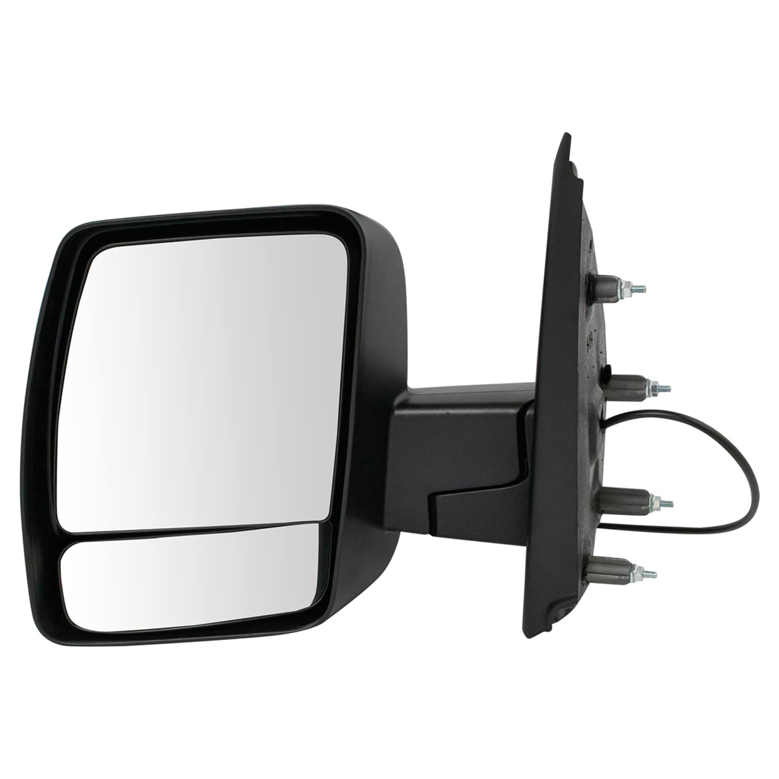 TRQ Mirror Power Black Textured Driver Side Left for Nissan NV 1500 2500 3500