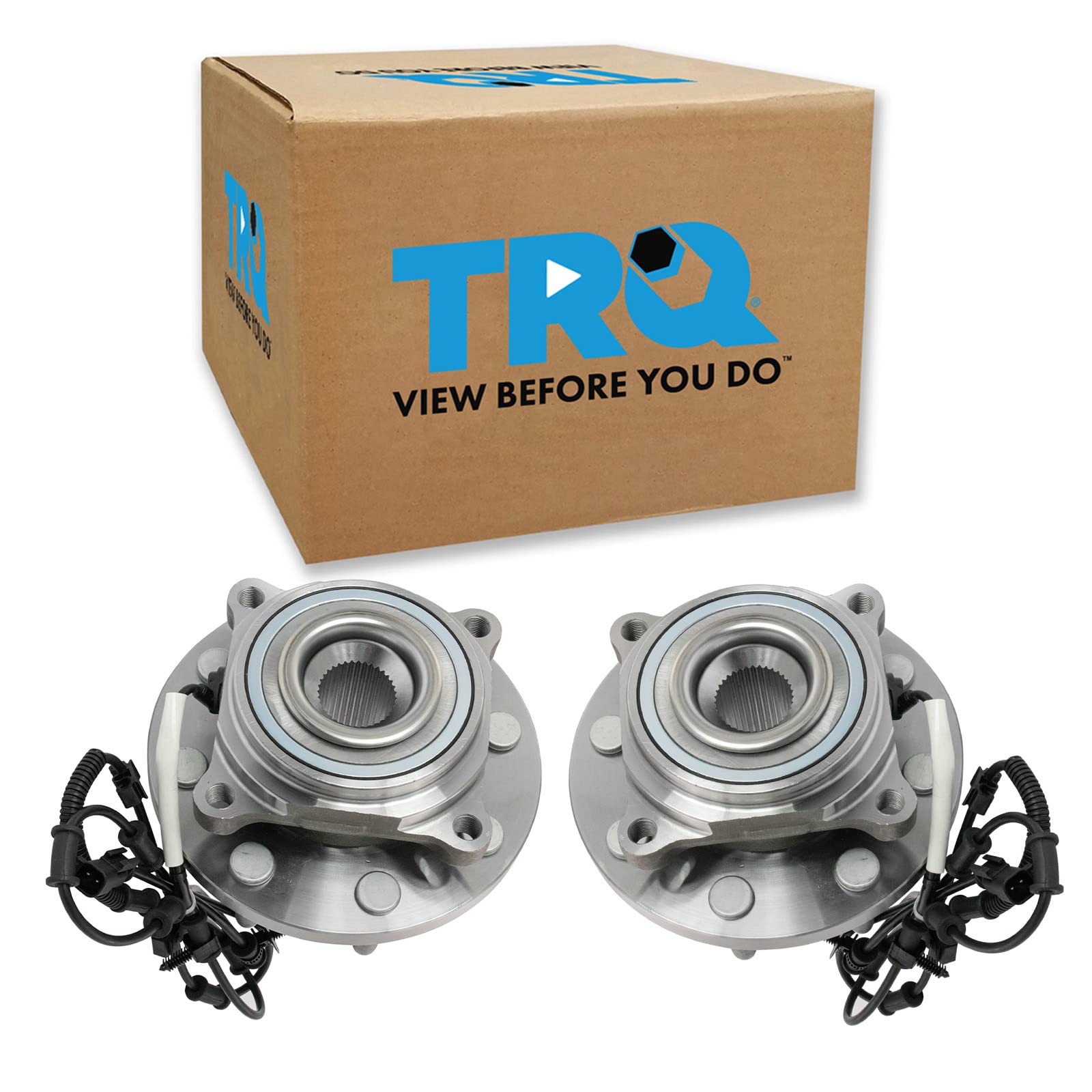 TRQ Front Wheel Bearing & Hub Assembly Pair Set LH & RH Sides for Ram 2500 3500