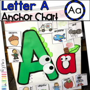 alphabet anchor chart letter a