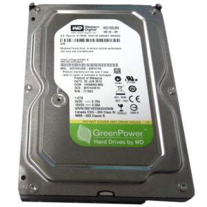 Western Digital AV-GP WD10EURX 1TB IntelliPower 64MB Cache SATA 6Gb/s 3.5in Internal Hard Drive (for Surveillance) - 2 Years Warranty (Renewed)