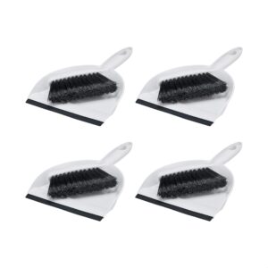 amazoncommercial mini brush and dustpan set - 4-pack