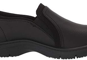 Dr. Scholl's Shoes Women's Just Start Slip-Resistant Slip On, Black, 8 Wide