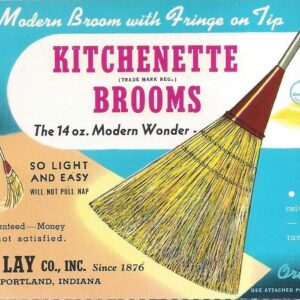 The Original Kitchenette Broom - CASE of 4 - Lightweight Brooms - Made in America with Broomcorn