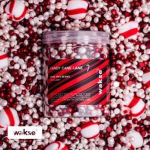 wakse Mini Candy Cane Lane Hard Wax Beans (4.8 oz)