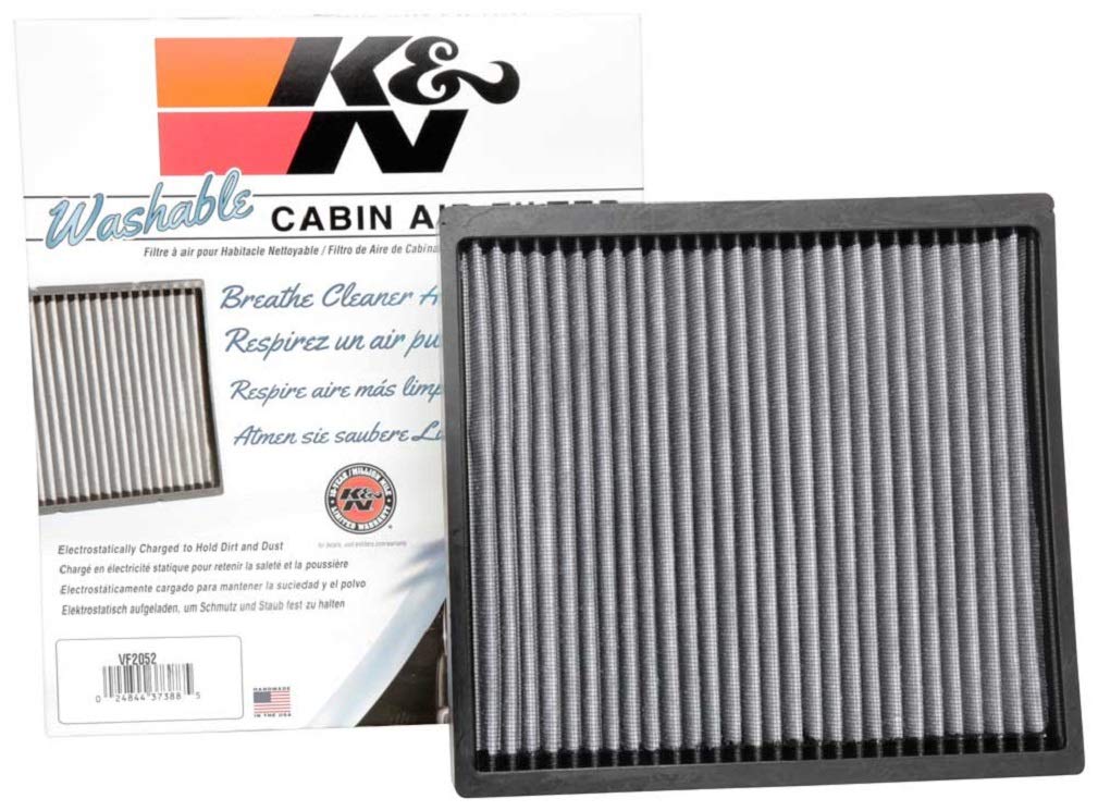 K&N Premium Cabin Air Filter: High Performance, Washable, Clean Airflow to your Cabin: Fits 2011-2019 FORD Ranger; 2015-2018 FORD Everest; 2012-2017 MAZDA BT50, VF2052