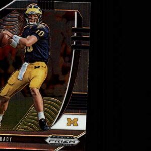 2020 Panini Prizm (NFL) Draft Picks #97 Tom Brady Michigan Wolverines Officially Licenced NCAA Collegiate and NFLPA Football Panini Panini Football Trading Card (Scan streaks are NOT on the Card Itself)