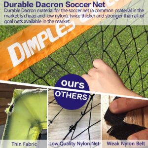 Dimples Excel Soccer Goal Soccer Net for Backyard 4'x3', 1 Pack