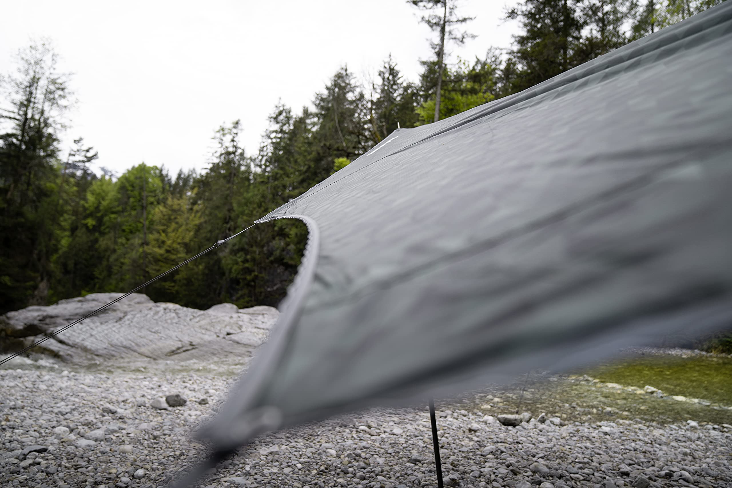 HEIMPLANET Original | Dawn Tarp XL | Waterproof Tent Tarp with 5000 mm Water Column | Supports 1% for The Planet (Grey)