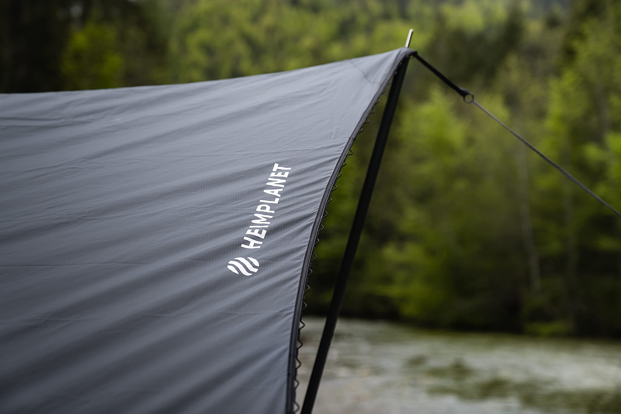 HEIMPLANET Original | Dawn Tarp XL | Waterproof Tent Tarp with 5000 mm Water Column | Supports 1% for The Planet (Grey)