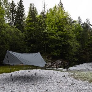 HEIMPLANET Original | Dawn Tarp XL | Waterproof Tent Tarp with 5000 mm Water Column | Supports 1% for The Planet (Grey)