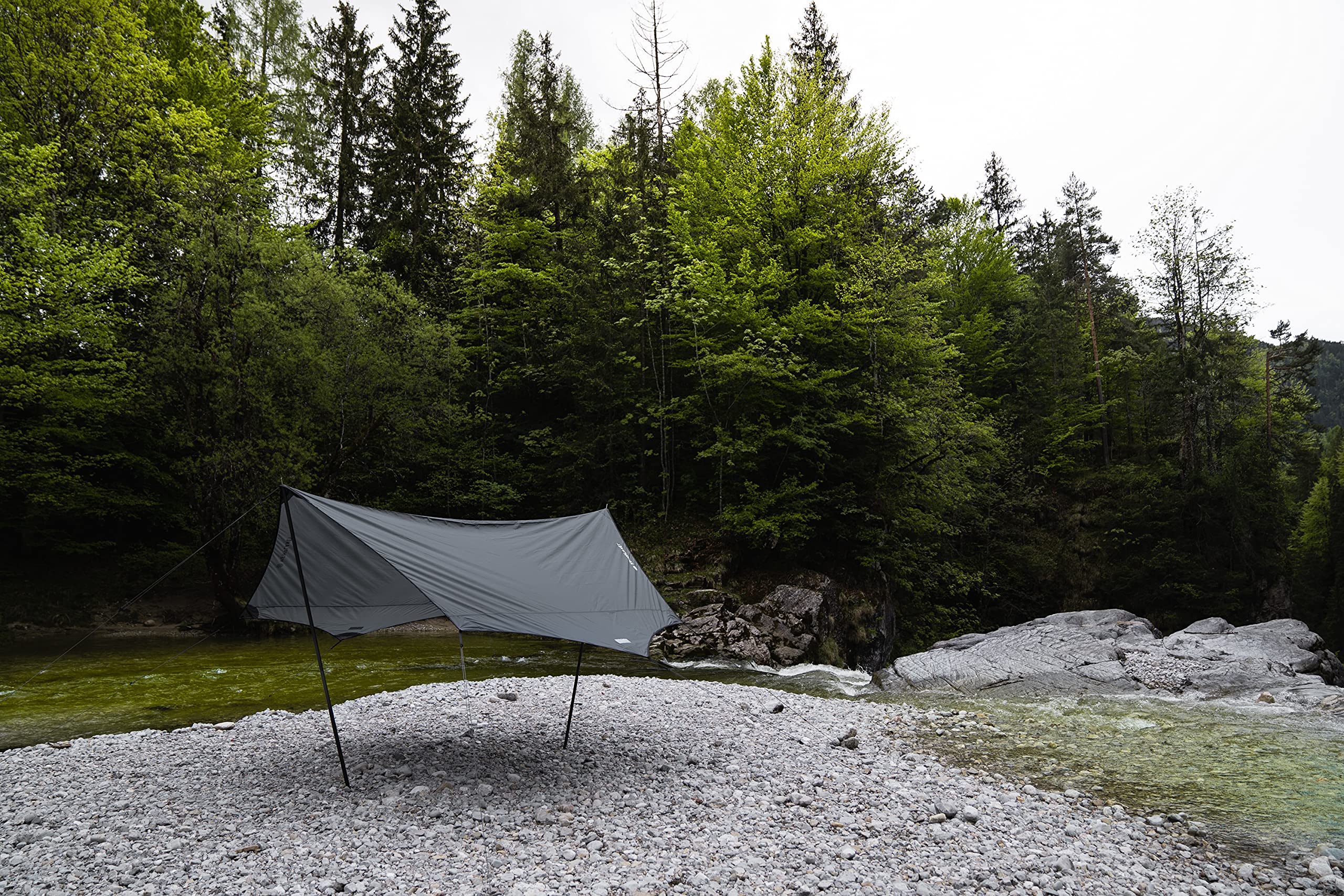 HEIMPLANET Original | Dawn Tarp XL | Waterproof Tent Tarp with 5000 mm Water Column | Supports 1% for The Planet (Grey)