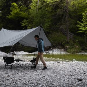 HEIMPLANET Original | Dawn Tarp XL | Waterproof Tent Tarp with 5000 mm Water Column | Supports 1% for The Planet (Grey)