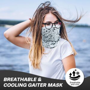 EXski UV Face Mask, Bandana Neck Gaiter Balaclava Summer Cooling Breathable for Cycling Running Fishing Outdoors