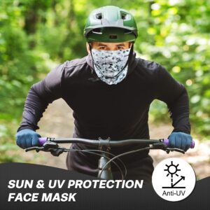 EXski UV Face Mask, Bandana Neck Gaiter Balaclava Summer Cooling Breathable for Cycling Running Fishing Outdoors