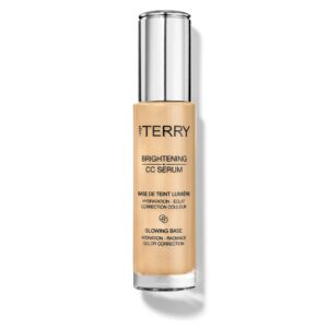 by terry brightening cc serum, hydrating, brightening, illuminating & color correcting skin primer for your face, apricot glow, 1 fl oz