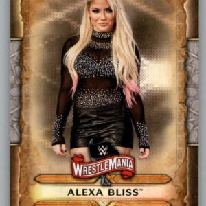 2020 Topps WWE Road to WrestleMania Roster #WM-3 Alexa Bliss Wrestling Trading Card